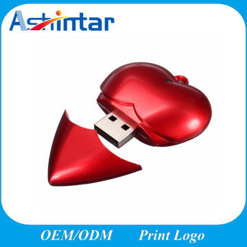 Plastic Heart Shape USB Flash Memory Football USB Stick
