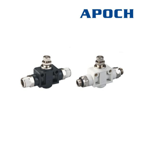 ডুয়াল-পোর্ট অ্যাডজাস্টেবল নিউমেটিক ফ্লো কন্ট্রোল ফিটিং