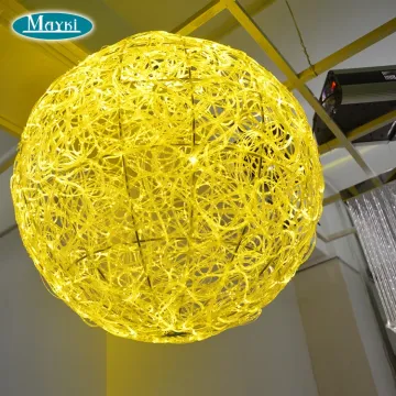 Amazing Crystal Fiber Optic Light Ball for Night Club Lighting - 0.75mm Sparkle Flash