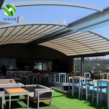 YST High Quality Motorized Electric Pergola Retractable Roof Systems
