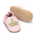 Newborn Pink Leather Baby Soft Shoes