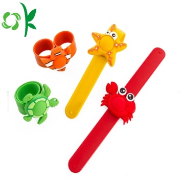 Bandes répulsives d&#39;enfants de bandes de moustiques de silicone de bande dessinée mignonne