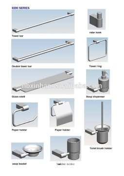 2014New bathroom accessory designs,hotel bathroom accessory set