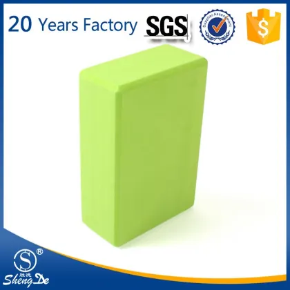 2015 hot yoga block yoga brick, manufacture fitness brick, wholesale cork yoga blocks