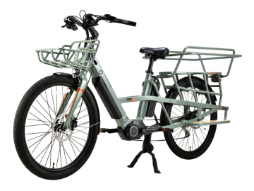 2022 New Mid Drive Longtail Electric Cargo Bike