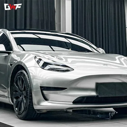 GT Silver Car Color Changing Film