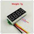 4 Digit 0.36" Digital Voltmeter multimeter 0-33V 3 wires Voltage car Panel Meter LED display 5 pieces/lot