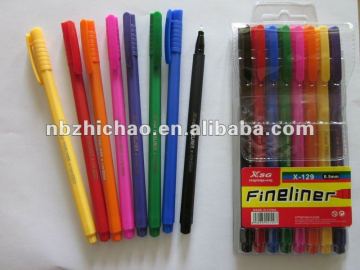 Fineliner marker [XSG factory directly sell] non-toxic Pass test water-based marker color box packing