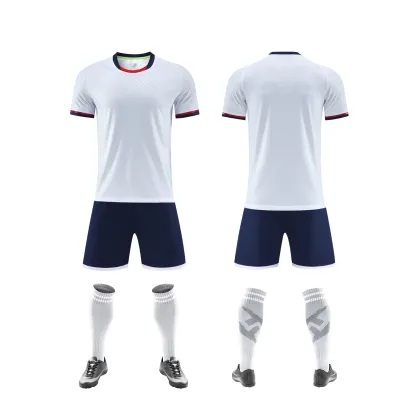 New Season European Club Referee Jersey Football Short Sleeve Breathable Training Jersey Soccer Jersey Uniform Men Soccer Wear