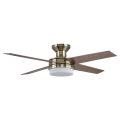 Ventilador de techo decorativo moderno de 48 pulgadas con luz