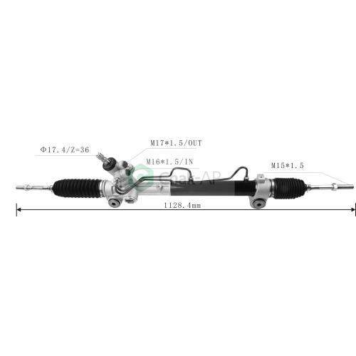 Système de direction assistée avec des supports de direction hydraulique Toyota Camry 2006