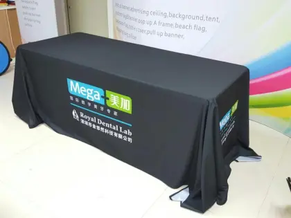 Custom Logo Printed Tension Fabric Table Runners