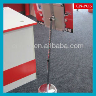 aluminum poster frame stand for hanging display