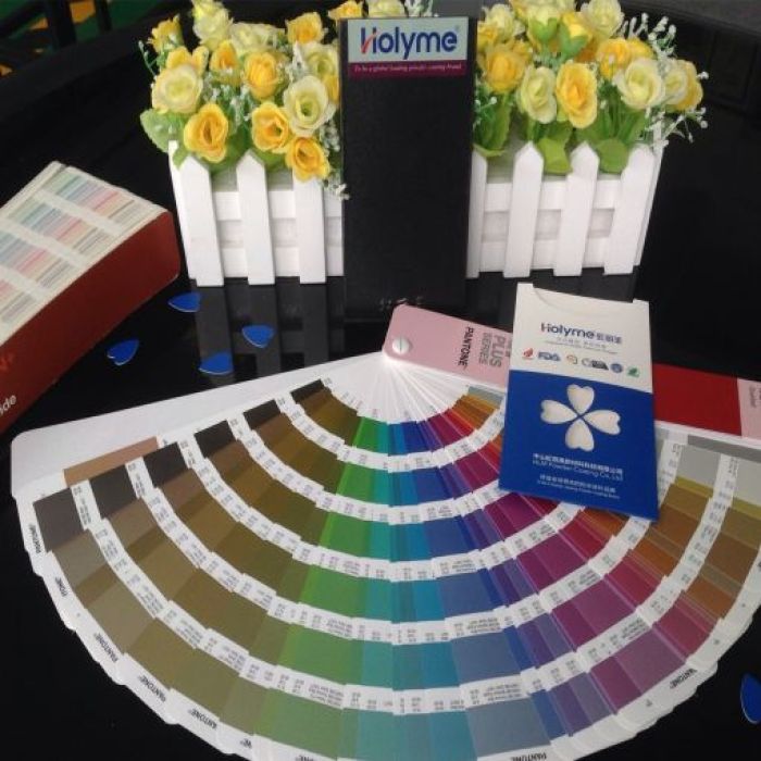 पैंटन रंग शुद्ध पॉलिएस्टर टीजीआईसी पाउडर कोटिंग