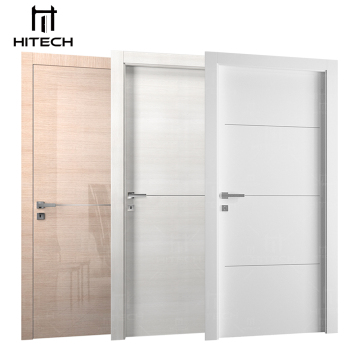 Portas de madeira modernas para interiores em casa