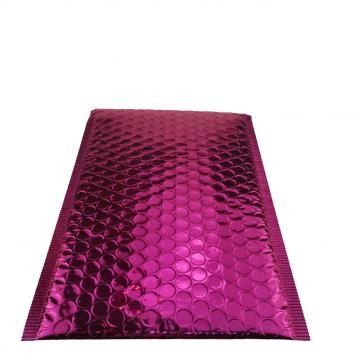 Purple Padded Metallic Bubble Envelopes For Express