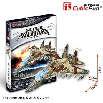 3d puzzle Sukhoi Su-35 educational toys for children