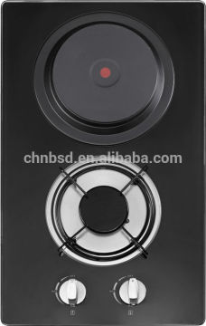New arrival ! Built-in 2 burner Gas & Electric cooktop with tempered glass top