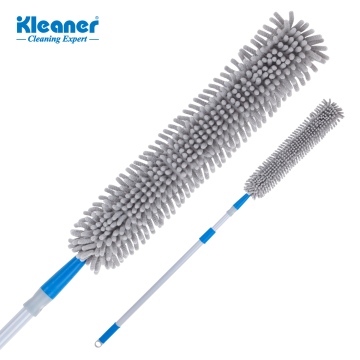 Kleaner متعددة الوظائف مقبض طويل الألياف الافصح مع فرشاة عازمة