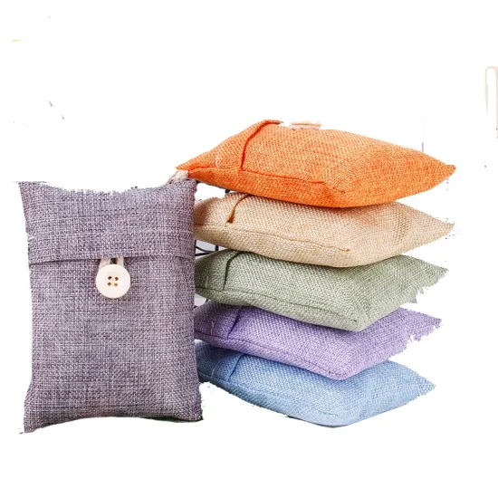 Customizable Weighted Bamboo Charcoal Air Freshener Bags for Deodorization and Purification