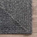 Black outdoor front porch door rugs