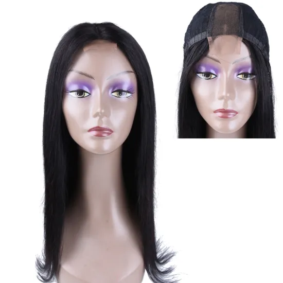 Wholesale 100% Brazilian Virgin Hair Natural Color Straight 2*4 Lace Closure Wig Straight Hair Lace Front Wig