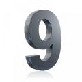 Anthracite Colour 3D Stainless Steel House Number