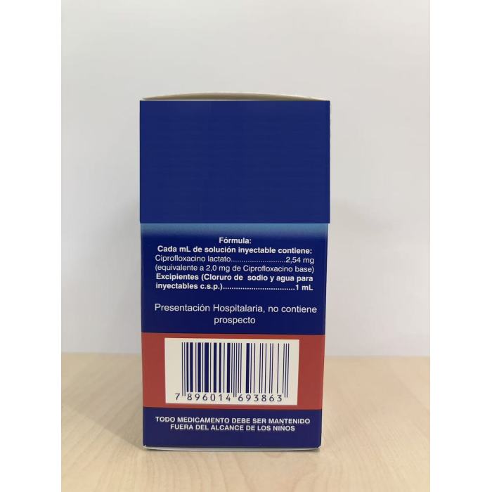 SİPROFLOKSASİN LAKTAT ENJEKSİYONU / SİPROFLOKSASİNO 200mg/100ml