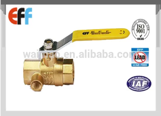 1/2"-- 2"Female Thread Purge Brass Ball Valve