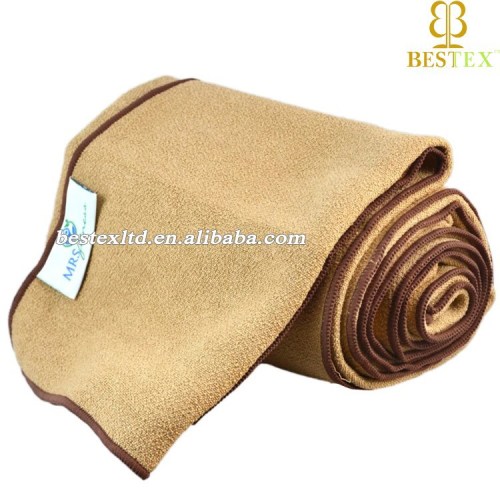 China best Eco friendly multi color Microfiber yoga mat towel