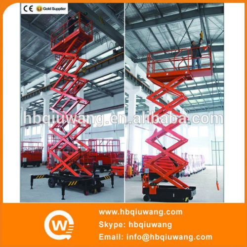 Aerial man scissor platform