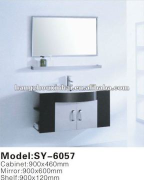 new modern wall mounted design Stainless steel bathroom cabinet,small simple