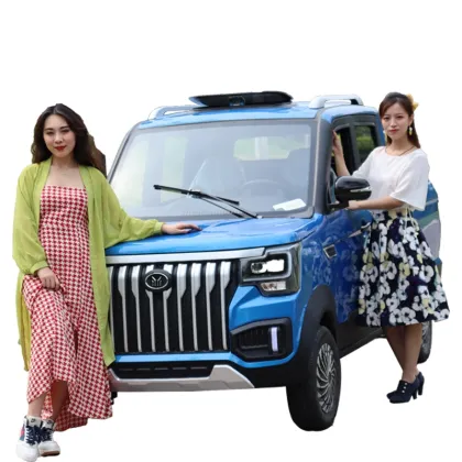 China Electric Car 2023 New Rear Drive Pickup Double Row Electric Pickup