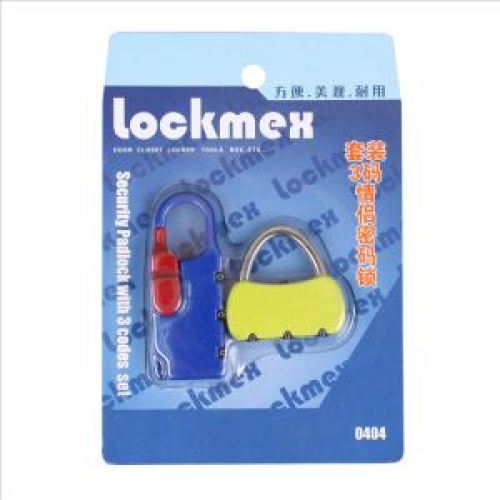 Pack of two combination master lock