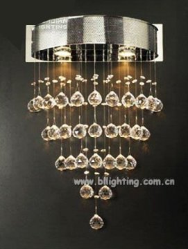 Home decor crystal led outdoor wall lamp