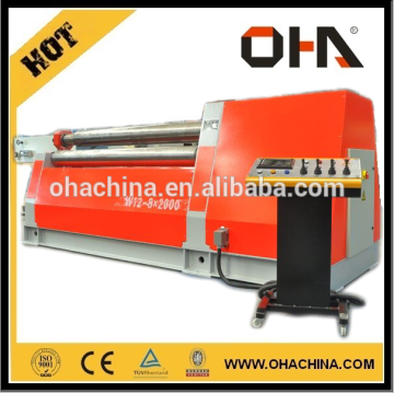 INTL" OHA " Brand W12-8x2500 4-roller hydraulic bending machine , hydraulic rolling machine ,cnc rolling machine