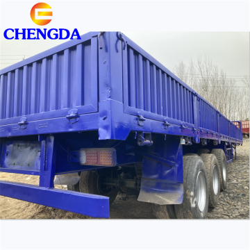 3 axles side wall semi trailer