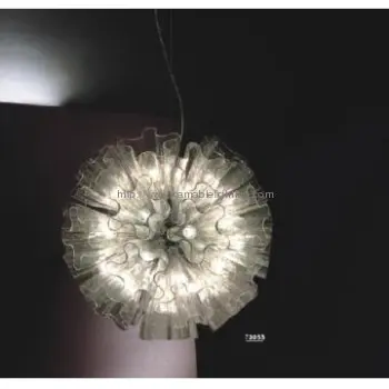 Transparent glass pendant  lighting