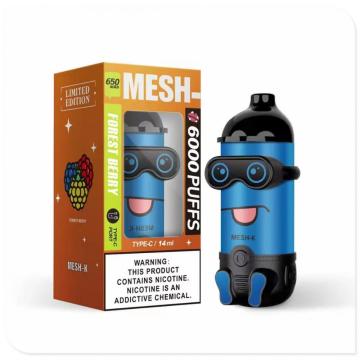 블루 베리 라즈베리 vapes 좋은 14ml mesh-x