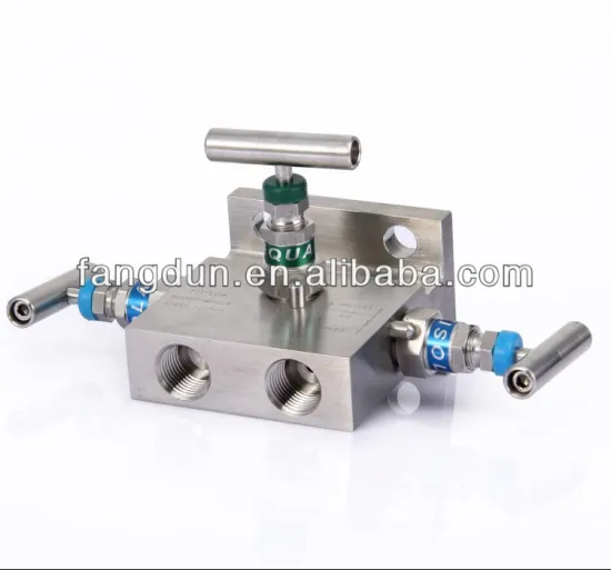 High Pressure 3 Way Manifold Valve available in super duplex