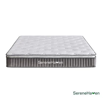 28cm Ice Silk Pocketed Spring Mattress