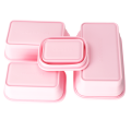 Miljövänlig silikonfällbar matlagring Bento Box
