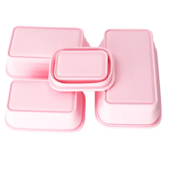 Eco-friendly Silicone Folding Food Storage Bento Box