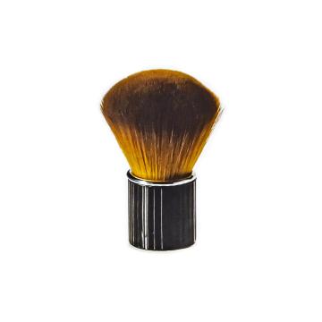 Zwart synthetisch haar kabuki make -up borstel