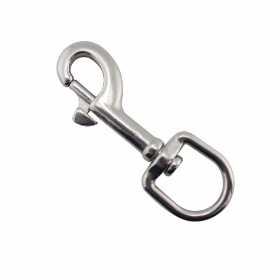 rigging Hardware oval swivel snap hook stainless steel 316 snap shackle