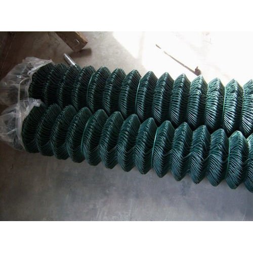 Mesh 50x50mm pvc dilapisi pagar rantai bekas