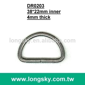 (#DR0203/38mm inner) custom brass bag belt joint double d-ring buckles