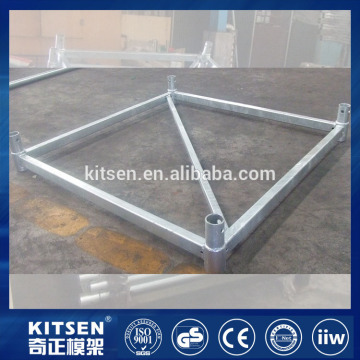 Safety Tested Steel Frame Shoring System for Concrete Slabs / ID frame 100