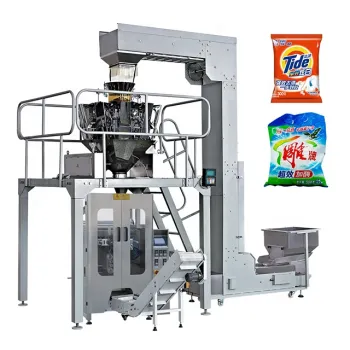Hot Selling 300 Bags per Hour Soap Powder Packing Plant with 25 Kg Bag Sealing Machine