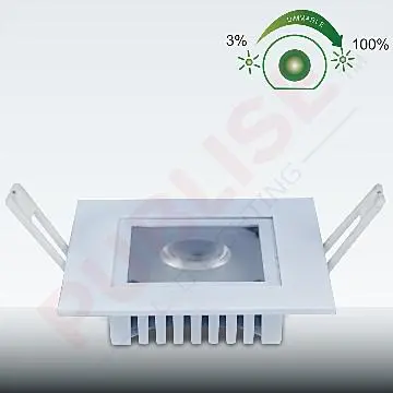 Square 9W CREE LED downlight 700lumen IP54 Certificated